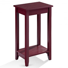 Load image into Gallery viewer, Tall Wooden Sofa End Table Side Table