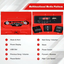 Load image into Gallery viewer, 12V Kids 4-Wheeler ATV Quad Ride On Car -Red