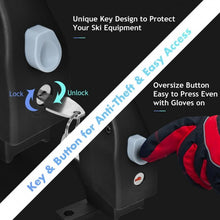 Load image into Gallery viewer, 23"/30" Universal Ski & Snowboard Roof Racks Fit 6 Pairs Skis or 4 Snowboards-L