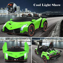 Load image into Gallery viewer, 12V 2-Seater Licensed Lamborghini Kids Ride On Car with RC and Swing Function