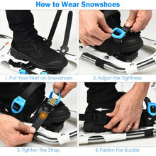 Load image into Gallery viewer, Aluminum All Terrain Snowshoes with Adjustable Ratchet Bindings-S