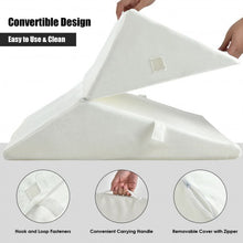 Load image into Gallery viewer, Adjustable Memory Foam Reading Sleep Back Support Pillow-White