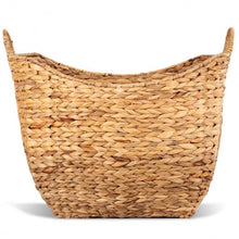 Load image into Gallery viewer, Large Woven Wicker Pattern Storage Handle Basket