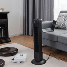 Load image into Gallery viewer, Fantask 35W 28" Quiet Bladeless Oscillating Tower Fan-Black