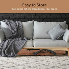 Load image into Gallery viewer, 14-Position Floor Chair Lazy Sofa with Adjustable Back Headrest Waist-Coffee