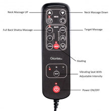 Load image into Gallery viewer, Adjustable Folding Shiatsu Massage Chair with USB Port