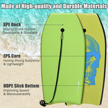 Load image into Gallery viewer, Super Surfing Lightweight Bodyboard with Leash-L