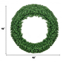 Load image into Gallery viewer, 48" Pre-lit Cordless Artificial Christmas Wreath