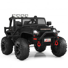 Load image into Gallery viewer, 12V Kids Ride On Truck RC Motorized Car with Spring Suspension and MP3 -Black