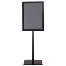 Load image into Gallery viewer, 11" x 17" Adjustable Aluminum Pedestal Poster Graphics Stand Holder-Black