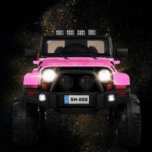Load image into Gallery viewer, 12V Kids Remote Control Riding Truck Car with LED Lights-Pink