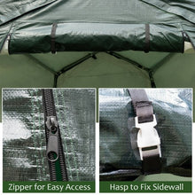 Load image into Gallery viewer, 6' x 8' Outdoor Carport Patio Storage Shelter Shed Car Canopy