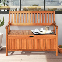 Load image into Gallery viewer, 42" Storage Deck Box Solid Wood Seating Container