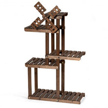 Load image into Gallery viewer, Wood Plant Stand 5 Tier Shelf Multiple Space-saving Rack