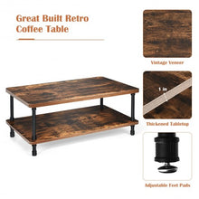 Load image into Gallery viewer, Industrial Rustic Accent Coffee Table