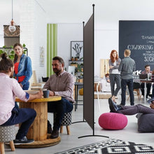 Load image into Gallery viewer, Single Panel Room Divider Privacy Partition Screen for Office Home-Coffee