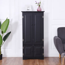 Load image into Gallery viewer, Accent Storage Cabinet Adjustable Shelves-Black