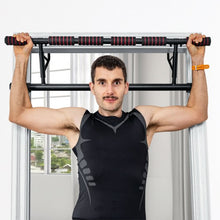 Load image into Gallery viewer, Foldable Pull Up Bar Doorway Chin Up Bar with Foam Grip for Home Gym