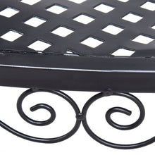 Load image into Gallery viewer, 3-Tier Corner Metal Flower Ladder Plant Stand