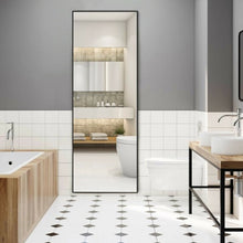 Load image into Gallery viewer, 59''Full Length Mirror Large Rectangle Bedroom Mirror-Black