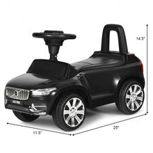 Load image into Gallery viewer, Kids Volvo Licensed Ride On Push Car Toddlers Walker-Black