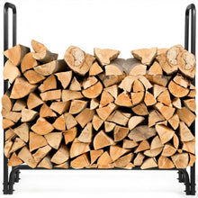 Load image into Gallery viewer, 4 Feet Outdoor Steel Firewood Log Rack