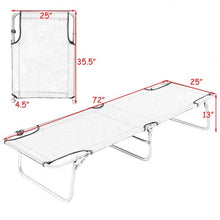 Load image into Gallery viewer, Portable Foldable Camping Bed Army Military Camping Cot