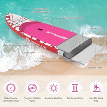 Load image into Gallery viewer, 11' Inflatable Adjustable Paddle Board with Carry Bag