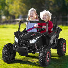 Load image into Gallery viewer, 12 V Electric Kids Ride-On Car 2-Seater SUV Off-Road UTV with Remote-Black