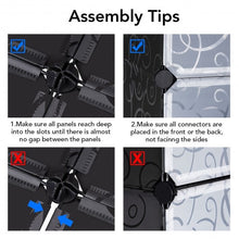 Load image into Gallery viewer, DIY 3 Cube 6 Pair Space Saving Portable Shoe Storage Cabinet