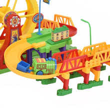 Load image into Gallery viewer, 54 pcs Railway Train Building Blocks with Light & Music