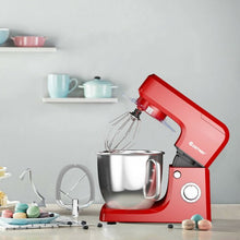 Load image into Gallery viewer, 3-in-1 Multi-functional 6-speed Tilt-head Food Stand Mixer-Red