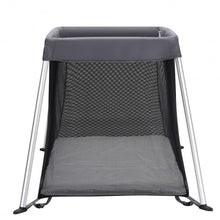 Load image into Gallery viewer, Portable Lightweight Baby Playpen Playard with Travel Bag-Dark Gray