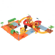 Load image into Gallery viewer, 60 pcs Railway Train Building Blocks with Light & Music