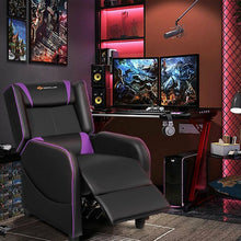 Load image into Gallery viewer, Home Massage Gaming Recliner Chair-Purple