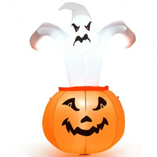 Load image into Gallery viewer, 6 FT Halloween Blow-Up Inflatable Ghost in Pumpkin