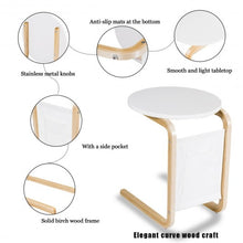 Load image into Gallery viewer, Bentwood Accent Coffee Table Round Tabletop with Storage Bag
