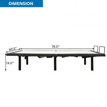 Load image into Gallery viewer, Queen Size Adjustable Bed Base Electric Bed Frame with Massage Modes