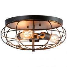 Load image into Gallery viewer, Semi Flush Mount Ceiling Light with Industrial Retro Design