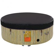 Load image into Gallery viewer, 6 Person Inflatable Hot Tub Outdoor Massage Spa-Beige