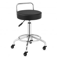Load image into Gallery viewer, Pneumatic Work Stool Rolling Swivel Task Chair Spa Office Salon w/Cushioned Seat
