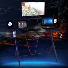 Load image into Gallery viewer, Multifunctional K-Shaped Gamer Desk with Display Support Plate