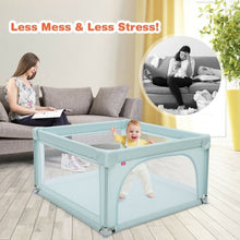 Load image into Gallery viewer, Large Safety Play Center Yard with 50 Balls for Baby Infant-Blue