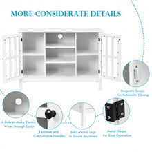 Load image into Gallery viewer, Wood TV Stand Console Cabinet for 45" TV
