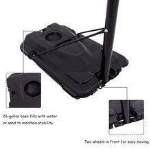 Load image into Gallery viewer, 10' Height Adjustable Hoop Stand Basketball Backboard w/ Wheels