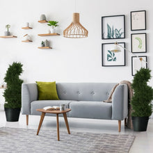 Load image into Gallery viewer, 2 pcs 25" In/outdoor Decoration Artificial Cedar Spiral Tree