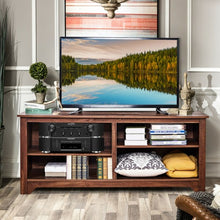 Load image into Gallery viewer, 58" Entertainment Media Center Wood Storage TV Stand