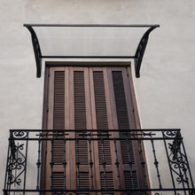 Load image into Gallery viewer, 40" x 40" Outdoor Polycarbonate Front Door Window Awning Canopy-Black