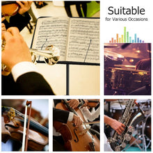 Load image into Gallery viewer, Adjustable Music Stand with Clip Holder and Carry Bag