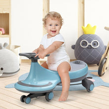 Load image into Gallery viewer, Wiggle Car Ride-on Toy with Flashing Wheels-Blue